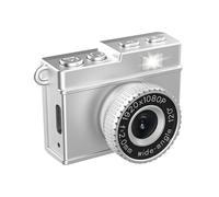 Retro Styles - Cámara en miniatura con lente gran angular de 1080P de 120°, adecuada para Vlog y fotografía para principiantes