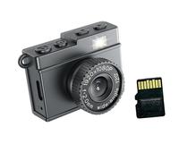 Retro Styles - Cámara en miniatura con lente gran angular de 1080P de 120°, adecuada para Vlog y fotografía para principiantes