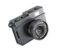Retro Styles - Cámara en miniatura con lente gran angular de 1080P de 120° adecuada para Vlog y fotografía para principiantes