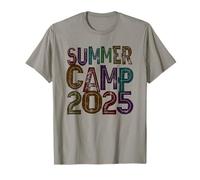 Retro SUMMER CAMP 2025 Director de campamento Autógrafos Vibes Camiseta