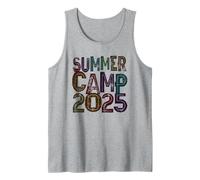 Retro SUMMER CAMP 2025 Director de campamento Autógrafos Vibes Camiseta sin Mangas