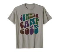 Retro SUMMER CAMP 2025 Director de campamento Vibes Anfitrión Camiseta