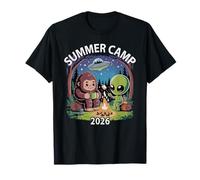 Retro Summer Camp 2026 Kids Alien Vibes Director Personal Enfermera Camiseta