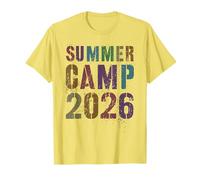 Retro Summer Camp 2026 Staff Vibes Anfitrión Besties My Adventure Camiseta