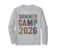 Retro Summer Camp 2026 Staff Vibes Anfitrión Besties My Adventure Manga Larga
