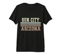 Retro Sun City, Arizona Camiseta Premium