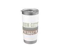 Retro Sun City, Arizona Vaso térmico de acero inoxidable de doble pared