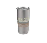 Retro Sun City, Arizona Vaso térmico de acero inoxidable de doble pared