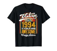Retro Sunset 32 Years of Awesome Born 1994-32 cumpleaños Camiseta