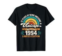 Retro Sunset 32 Years of Awesome Born 1994-32 cumpleaños Camiseta