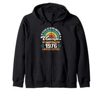 Retro Sunset 50 Years of Awesome Born 1976-50 cumpleaños Sudadera con Capucha