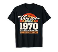 Retro Sunset 56 Years of Awesome Born 1970-56 cumpleaños Camiseta