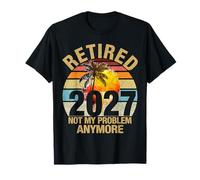 Retro Sunset Retired 2027 Ya no es mi Problema Jubilación Camiseta