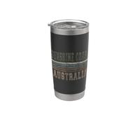 Retro Sunshine Coast Australia Vaso térmico de acero inoxidable de doble pared