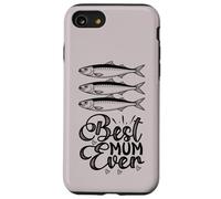 Retro Supercute Vintage Quirky Comida Estética Mejor Mamá Nunca Carcasa para iPhone SE (2020) / 7/8