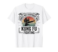 Retro Surely Not Everybody Was Kung Fu Fighting Camiseta