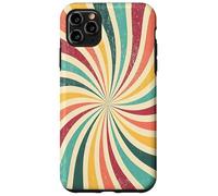 Retro Swirl Rainbow 70s Estética Boho Verano Carcasa para iPhone 11 Pro MAX