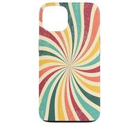 Retro Swirl Rainbow 70s Estética Boho Verano Carcasa para iPhone 13