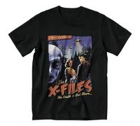 Retro-T-Shirt-Movie-The-X-Files-Tshirt-Spooky-Comic-Mulder-Scully-Dana-Fox-Cases-tee