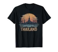Retro Tailandia Paisaje Vintage Recuerdo Camiseta
