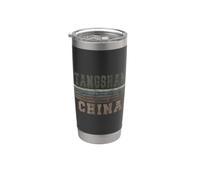 Retro Tangshan China Vaso térmico de acero inoxidable de doble pared