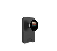 Retro Teach Teacher Back To School Educator PopSockets PopWallet para MagSafe