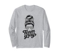 Retro Team Grey Field Day Run Fun Summer Camp Dream Games Manga Larga