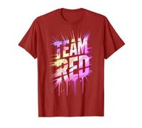 Retro Team Red Field Day Campamento de Verano Campamento de competición Camiseta