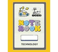 Retro Tech Notes Notebook - CollegeRuled • 7.5×9.25in: Stylish Vintage Journal for Engineering & STEM Studies