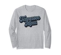 Retro Tennessee Mom Cute Retro Denim Fashion Women's Manga Larga