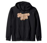 Retro Tennessee Mom Cute Retro Denim Fashion Women's Sudadera con Capucha