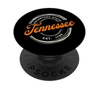 Retro Tennessee Volunteer State - Tennessee Fan PopSockets PopGrip Adhesivo