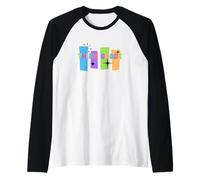 retro tercer grado impresionante matemáticas lectura gramática profesor Camiseta Manga Raglan