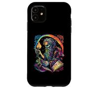 Retro The Hermit Tarot Card Occult Gothic Creepy Colorful Carcasa para iPhone 11