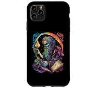 Retro The Hermit Tarot Card Occult Gothic Creepy Colorful Carcasa para iPhone 11 Pro Max