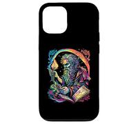 Retro The Hermit Tarot Card Occult Gothic Creepy Colorful Carcasa para iPhone 12/12 Pro