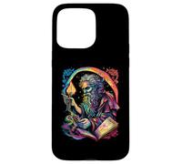 Retro The Hermit Tarot Card Occult Gothic Creepy Colorful Carcasa para iPhone 15 Pro Max
