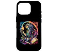 Retro The Hermit Tarot Card Occult Gothic Creepy Colorful Carcasa para iPhone 16 Pro