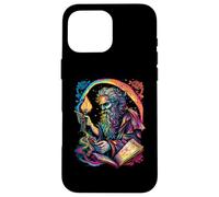 Retro The Hermit Tarot Card Occult Gothic Creepy Colorful Carcasa para iPhone 16 Pro Max