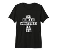 Retro The Tempo es lo Que Diga, Arte de Baterista Camiseta Premium