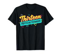 Retro Thirteen 13th Birthday Official Teenager 13 Year Old Camiseta