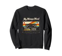 Retro Throwback My Mixtape Mood Road Trip 80s Divertido Clásico Sudadera