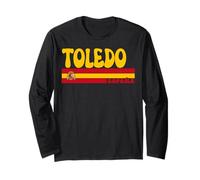 Retro Toledo Ciudad España Vintage Estética Verano Vacaciones Manga Larga
