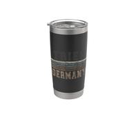 Retro Trier Alemania Vaso térmico de acero inoxidable de doble pared