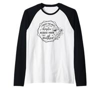 Retro Trust The Next Chapter - Verso de la Biblia Christian Faith Camiseta Manga Raglan