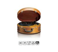 Retro turntable with 2 built-in speakers Brown