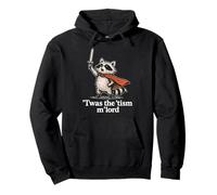 Retro 'TWAS The 'Tism M'Lord Funny Wizard Raccoon Autism M' Men Sudadera con Capucha