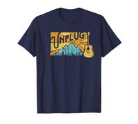Retro Unplug Bluegrass & Acoustic Music Design Camiseta