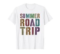 Retro Verano Road Trip Crucero Vacaciones Qué Pasa Playas Camiseta