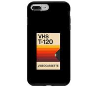 Retro VHS T-120 Videocassette 80s Nostalgia Video analógico Carcasa para iPhone 7 Plus/8 Plus